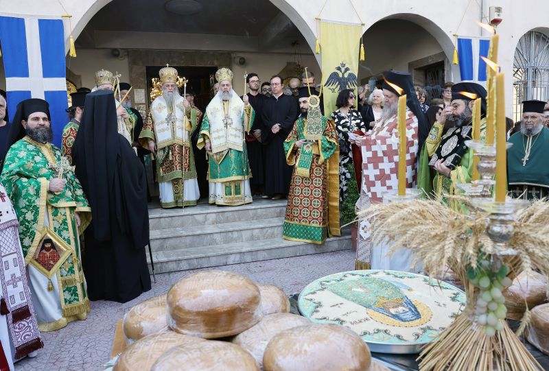 Η Σύναξη του Οσίου Γεωργίου του νέου ομολογητού (Καρσλίδη) στην Ιερά Μητρόπολη Δράμας.